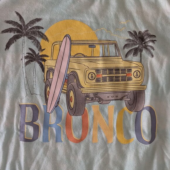 NWT Girls Screen Printed Licensed Ford Bronco Short sleeve Tshirt - Picture 2 of 3